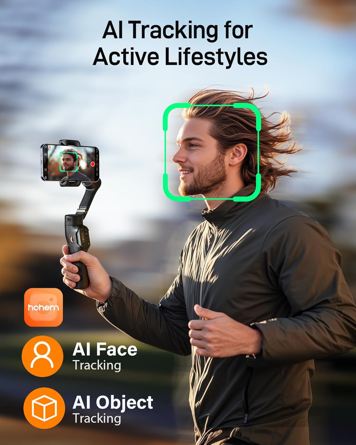 hohem iSteady X3 SE 3-Axis Gimbal Stabilizer for iPhone & Android, Black