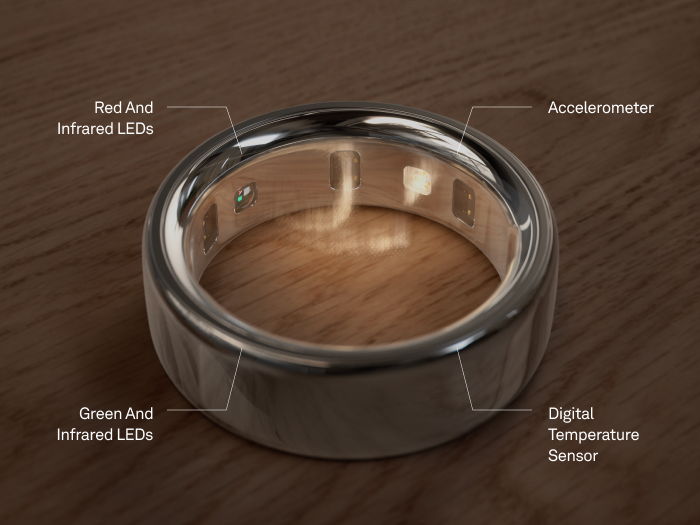 AIQUE Smart Ring Sports Ring Health Monitoring Bluetooth Heart Rate Blood Oxygen Sleep Pressure Motion Data Magnetic Charging